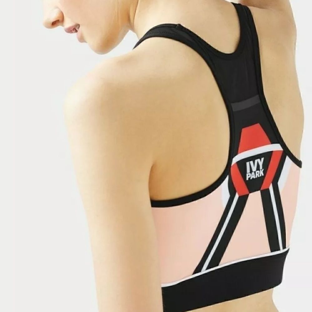 NWOT IVY PARK X Beyonce Racerback Contrast Bra Women's XS